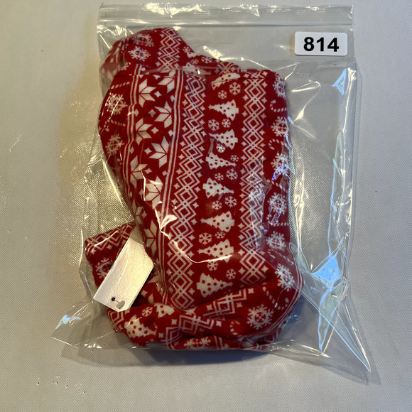 BP Holiday Pajama Shorts Christmas Trees Fair Isle Print Red White 1X - Picture 11 of 11